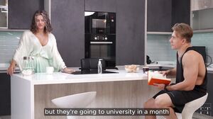 1LanaBanana - Eyes Witness; Parents' Fire Hot Fuck in the Kitchen