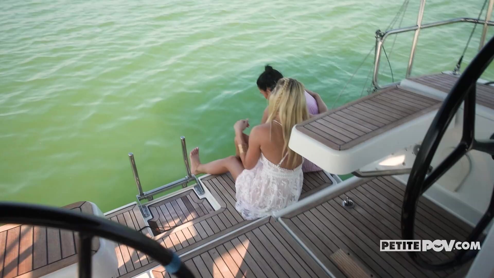 PetitePOV - Candee Licious And Black Angel Petite Cuties Aboard