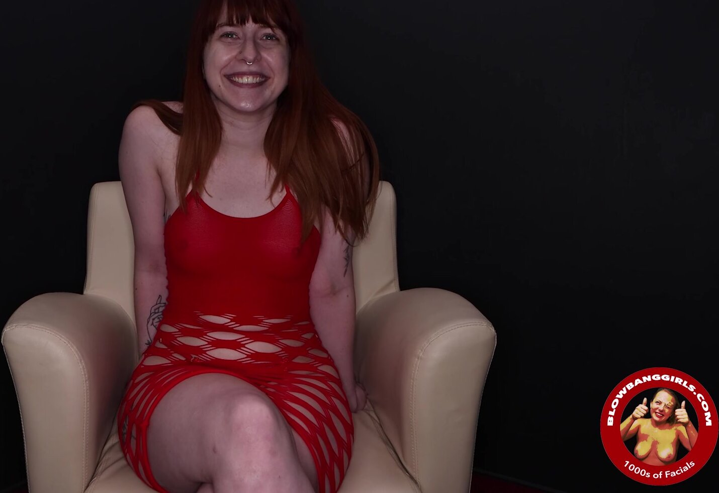 Hannah Grace - Dirty Midwestern Redhead 1 Facial Βlowbang