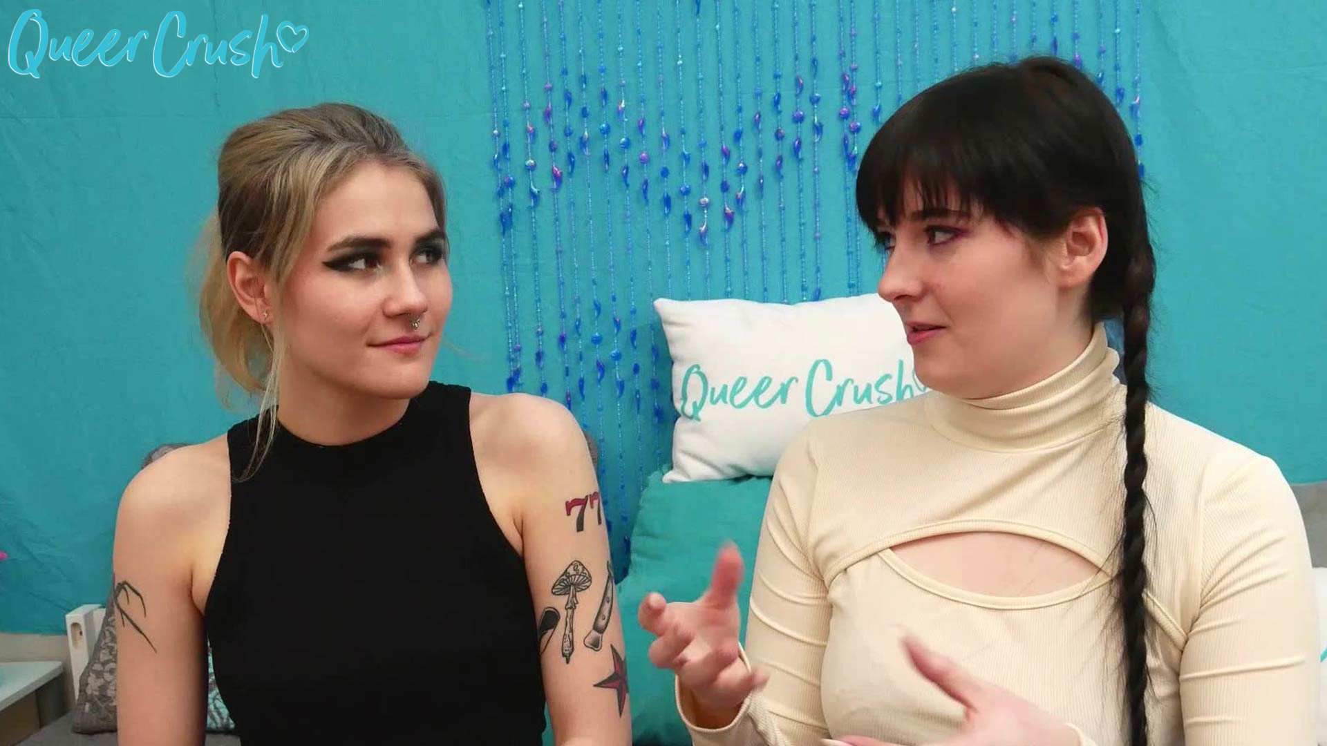 QueerCrush interview with Adalind Gray and Amelia Ivory