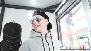 Mona Kim gives a Facefucking Blowjob in Public