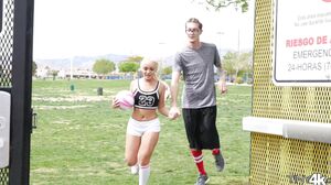 Blonde Soccer Teen - Tiny 4K