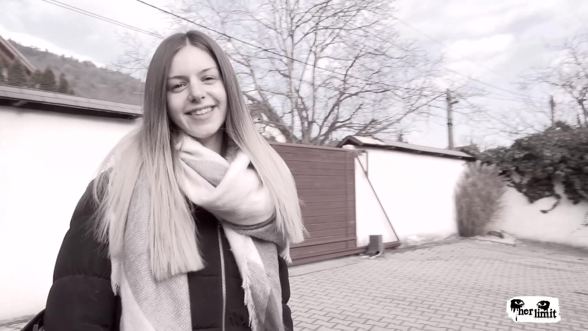 HerLimit - Hot British babe Stella Cox gets DP in hard rough interracial threesome