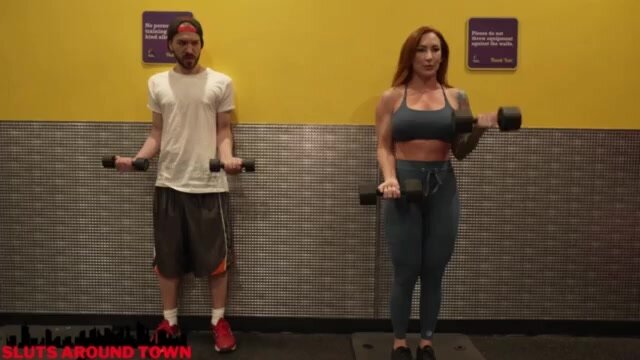 Sophia Locke - Personal Trainer Private Fucking Lessons In The Gym