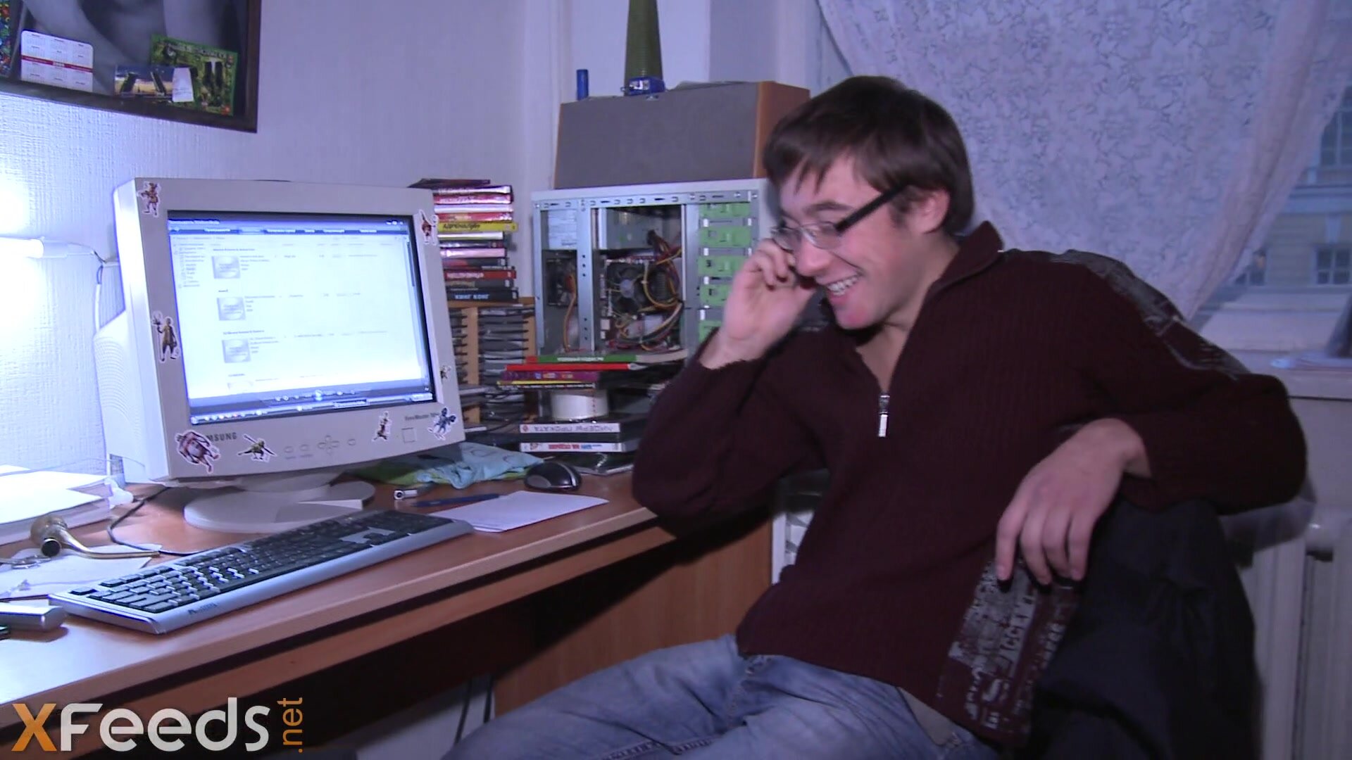 Pretty girl analyzed in the dorm