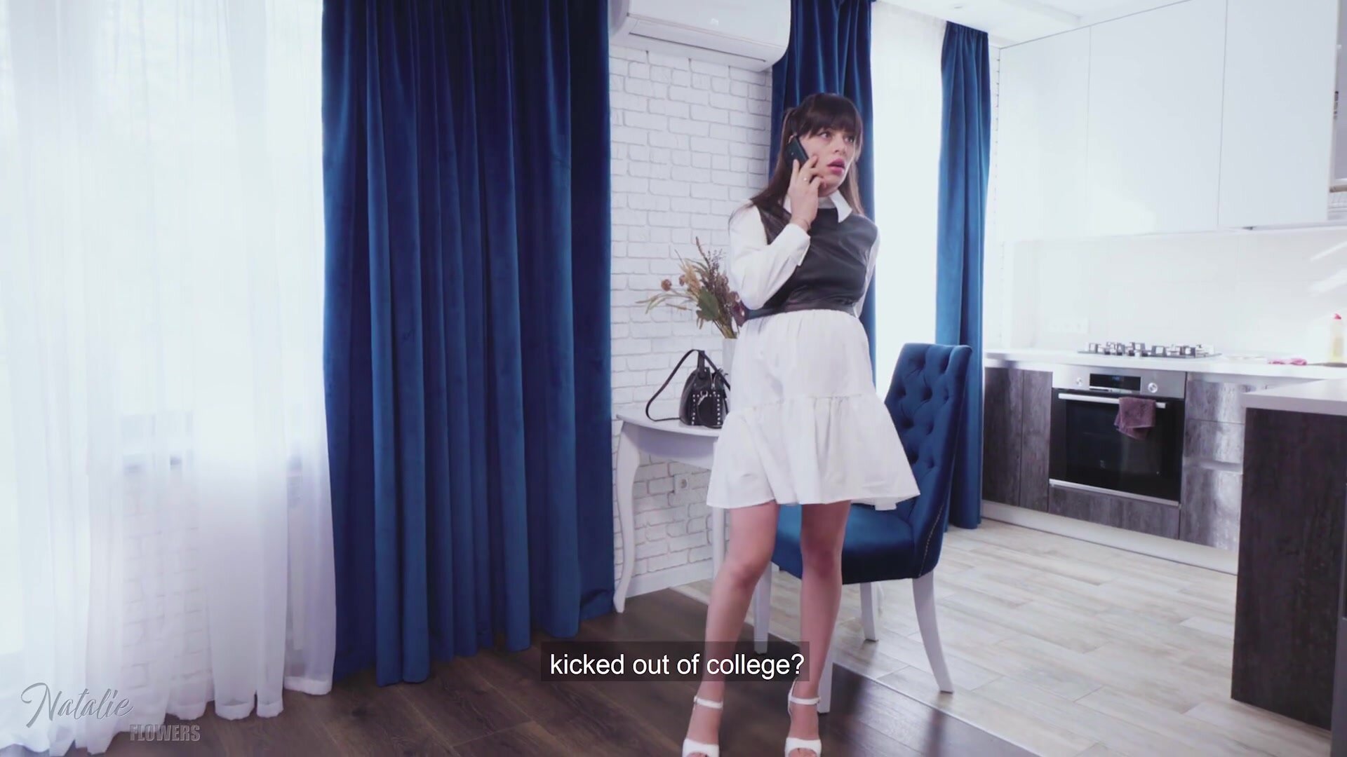 Natalie Flowers - Anal Creampie For Pregnant Stepmom