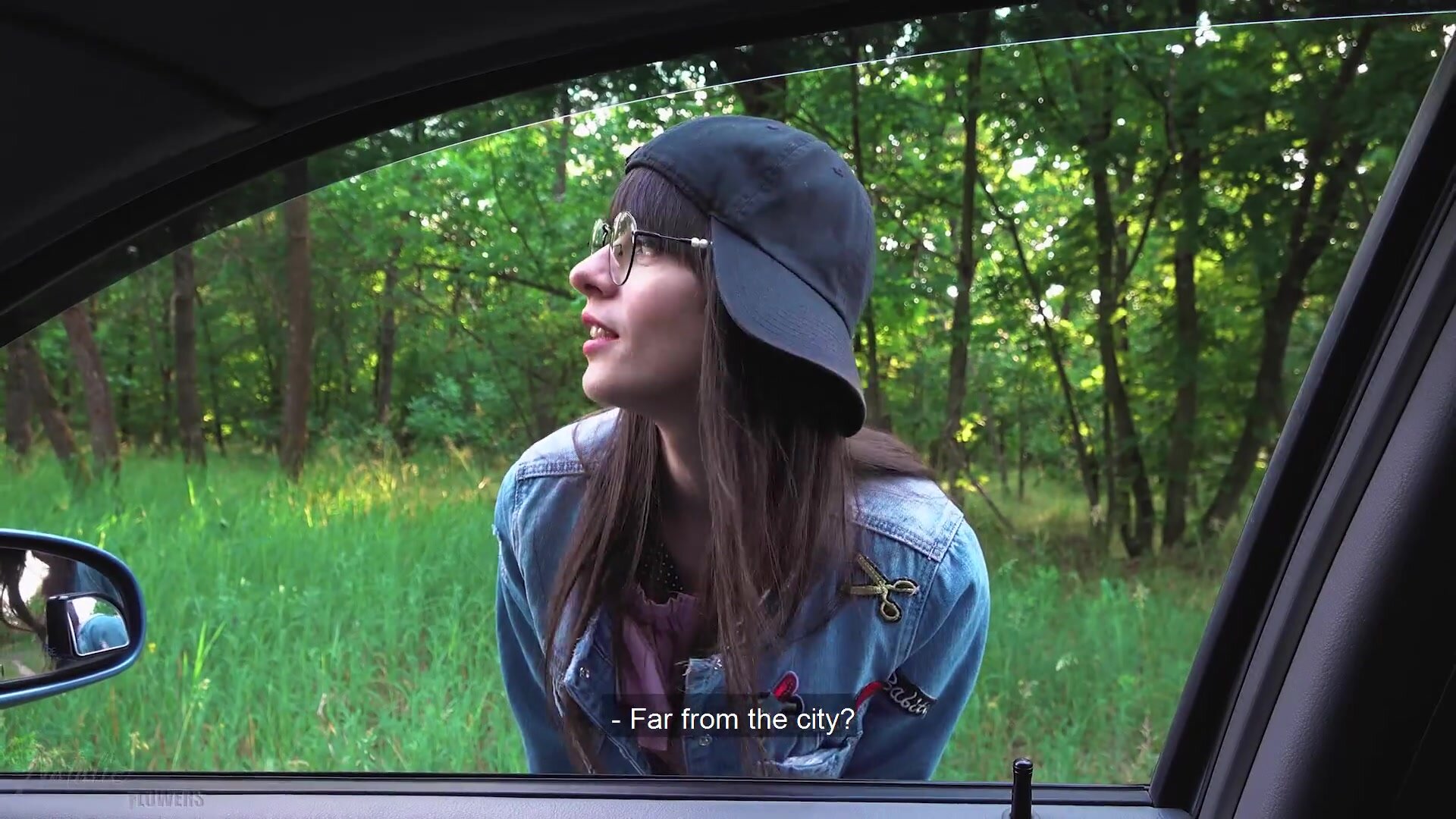 Natalie Flowers - Public Outdoor Sex,at the Road.i Cum on her Panty