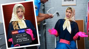 Ellie Tay - Busty Thief Sucks Her Way Out Of Trouble