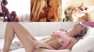 Lucy Heart And Lindsey Olsen - Sensual lesbian sex with amazing blonde Russian babes