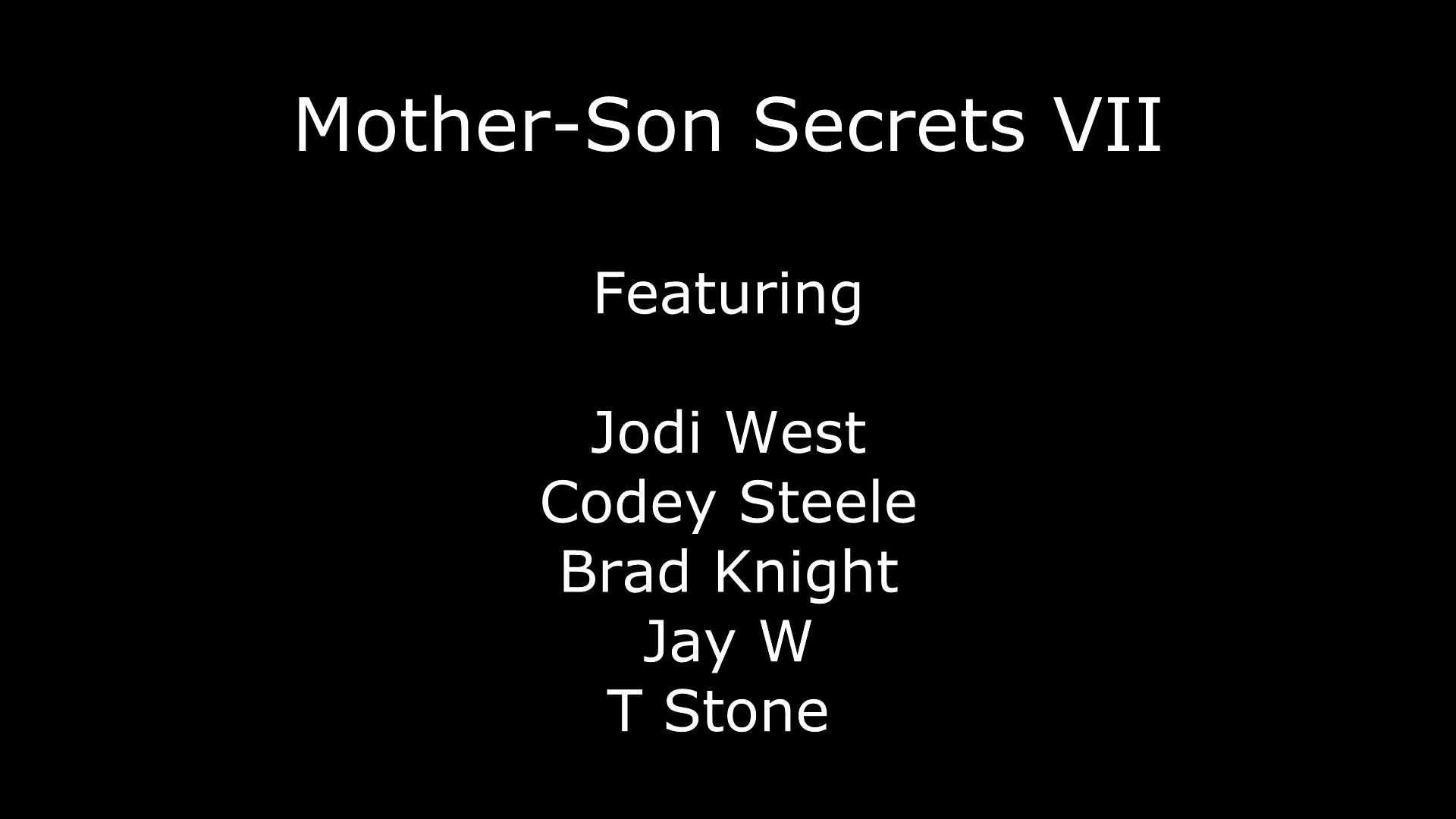 Mother-Son Secrets VII