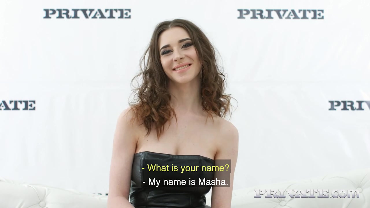 A Russian Girl Called Masha Has Some Hardcore Sex during an Interview