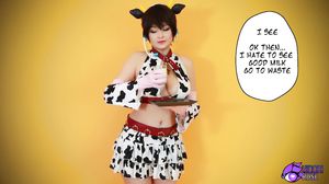 Hidori - Cow girl Shizuku Oikawa milks cock