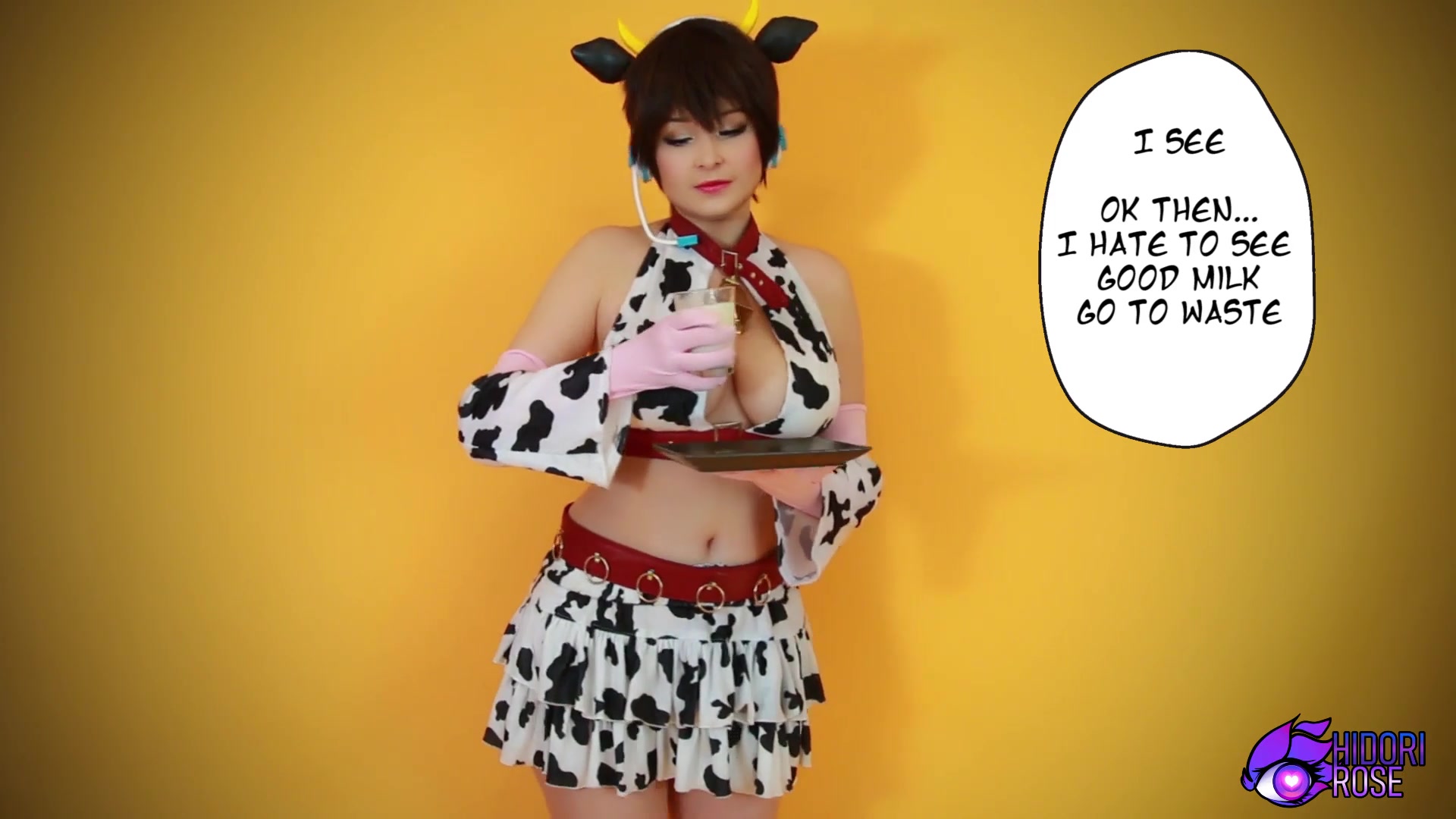 Hidori - Cow girl Shizuku Oikawa milks cock