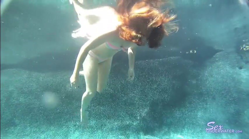 Cammie underwater