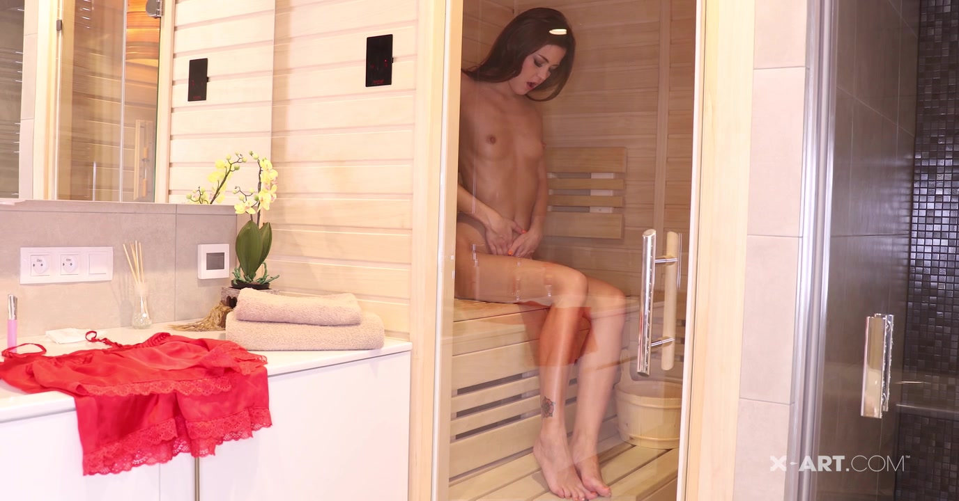 x-art - cindy shine luke sauna sex