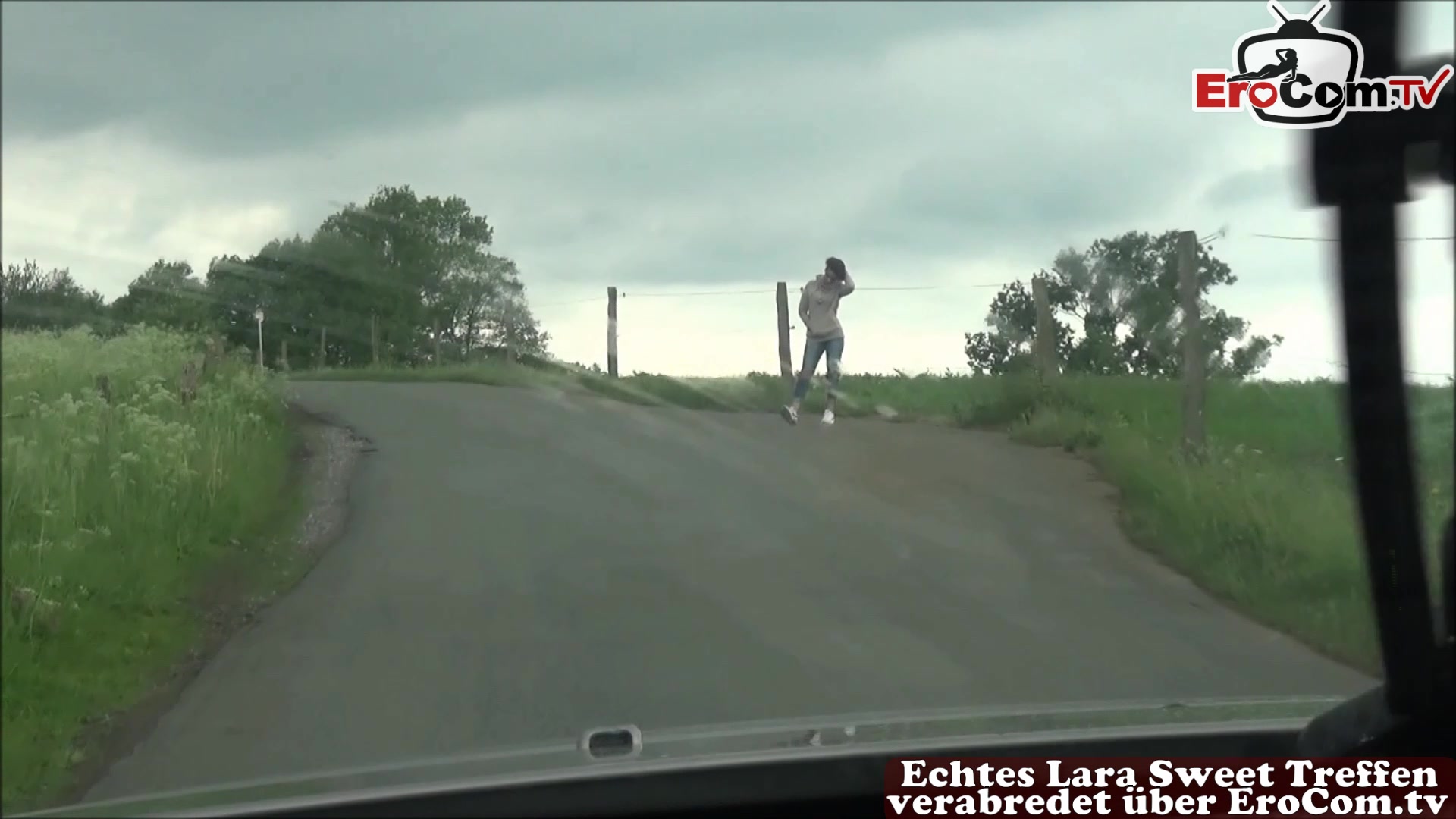 german ebony hitchhiker teen public pick up